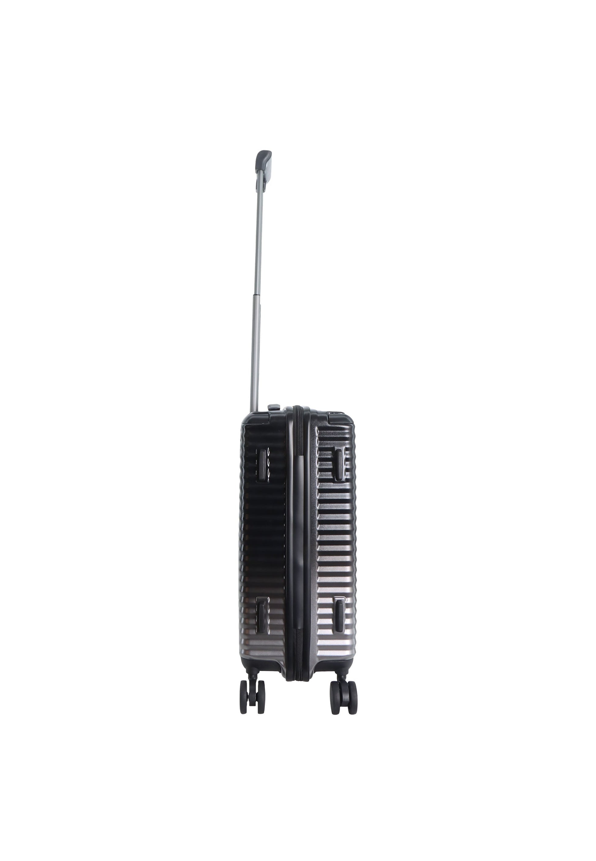 Saxoline Blue Elite Handgepäck Hartschalenkoffer / Trolley / Reisekoffer (Small) Schwarz