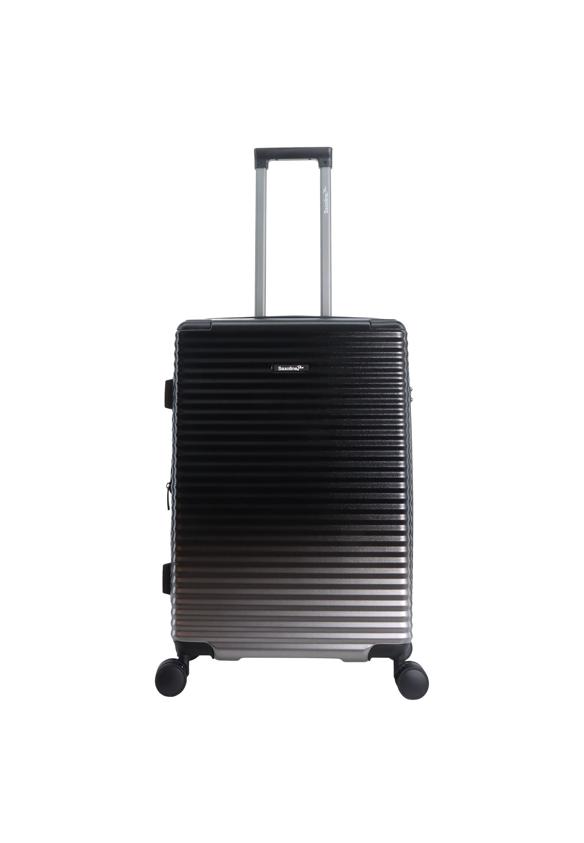 Saxoline Blue Elite Hartschalen-Kofferset / Trolley-Set / Reisekofferset - (S/M/L) Schwarz