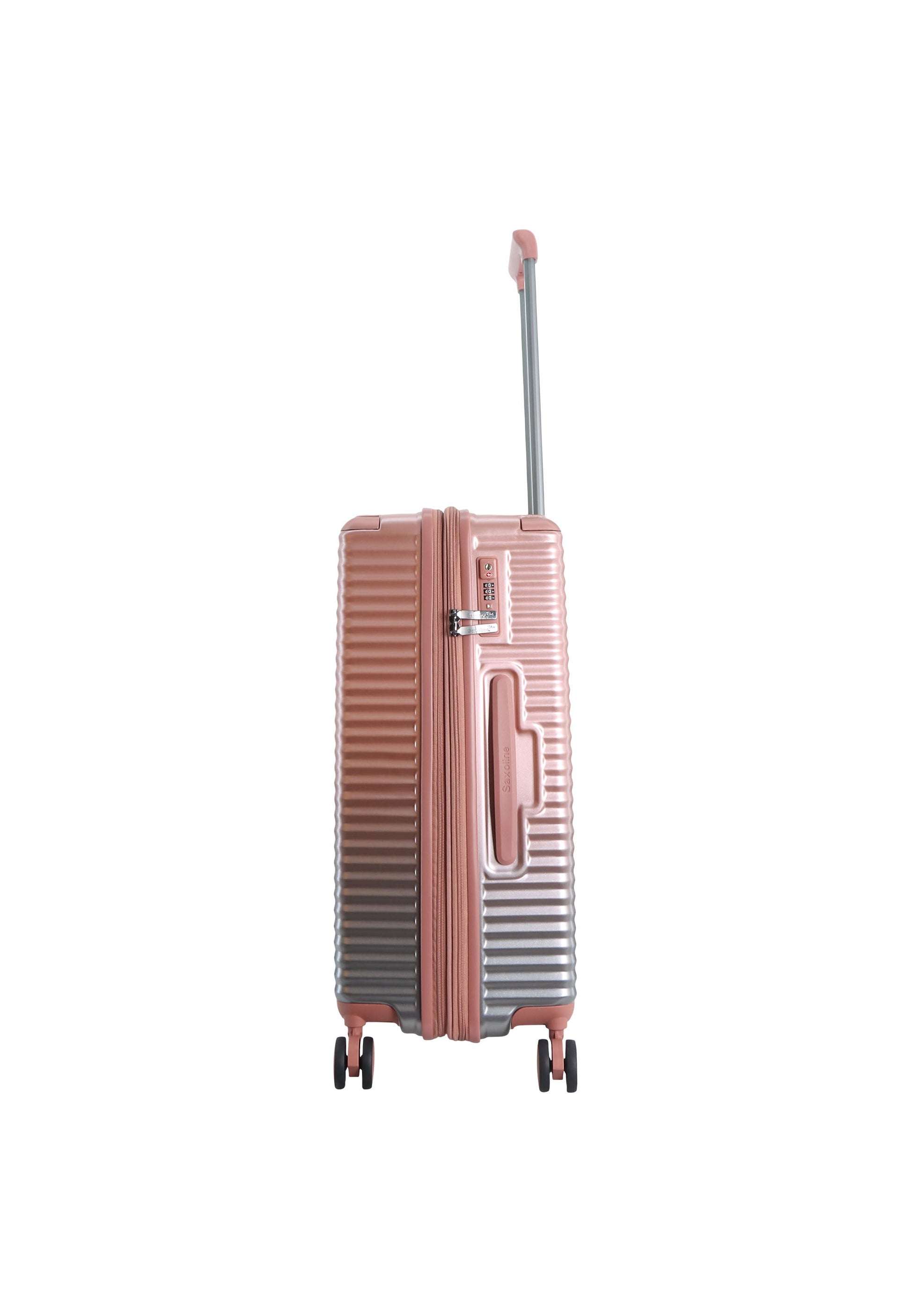 Saxoline Blue Elite Hartschalenkoffer / Trolley / Reisekoffer (Medium) Rosa