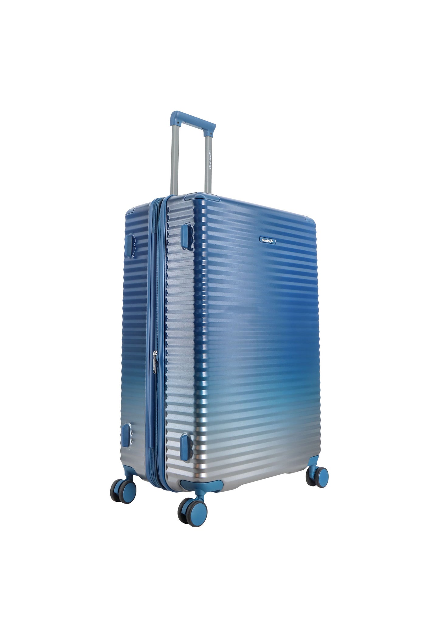 Saxoline Blue Elite Hartschalenkoffer / Trolley / Reisekoffer (Large)   Blau