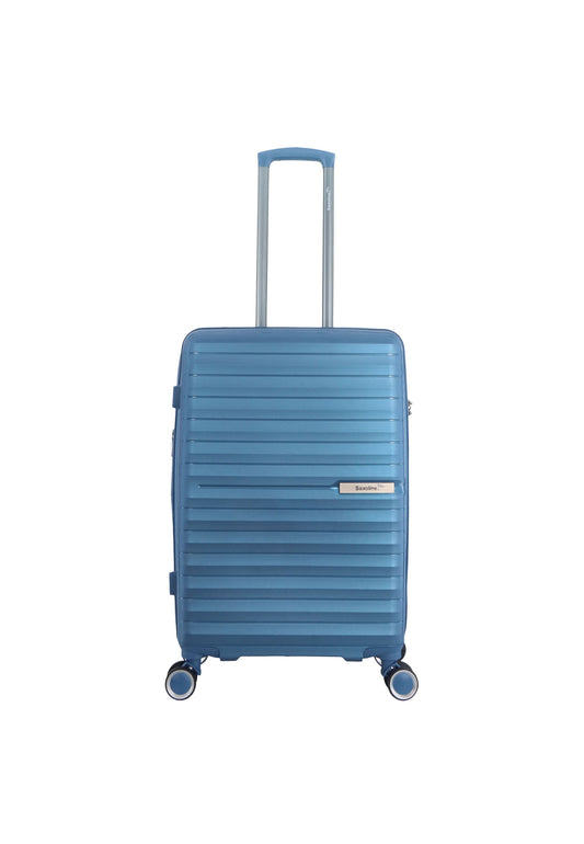 Saxoline Blue Resort Hartschalenkoffer / Trolley / Reisekoffer (Medium) Blau