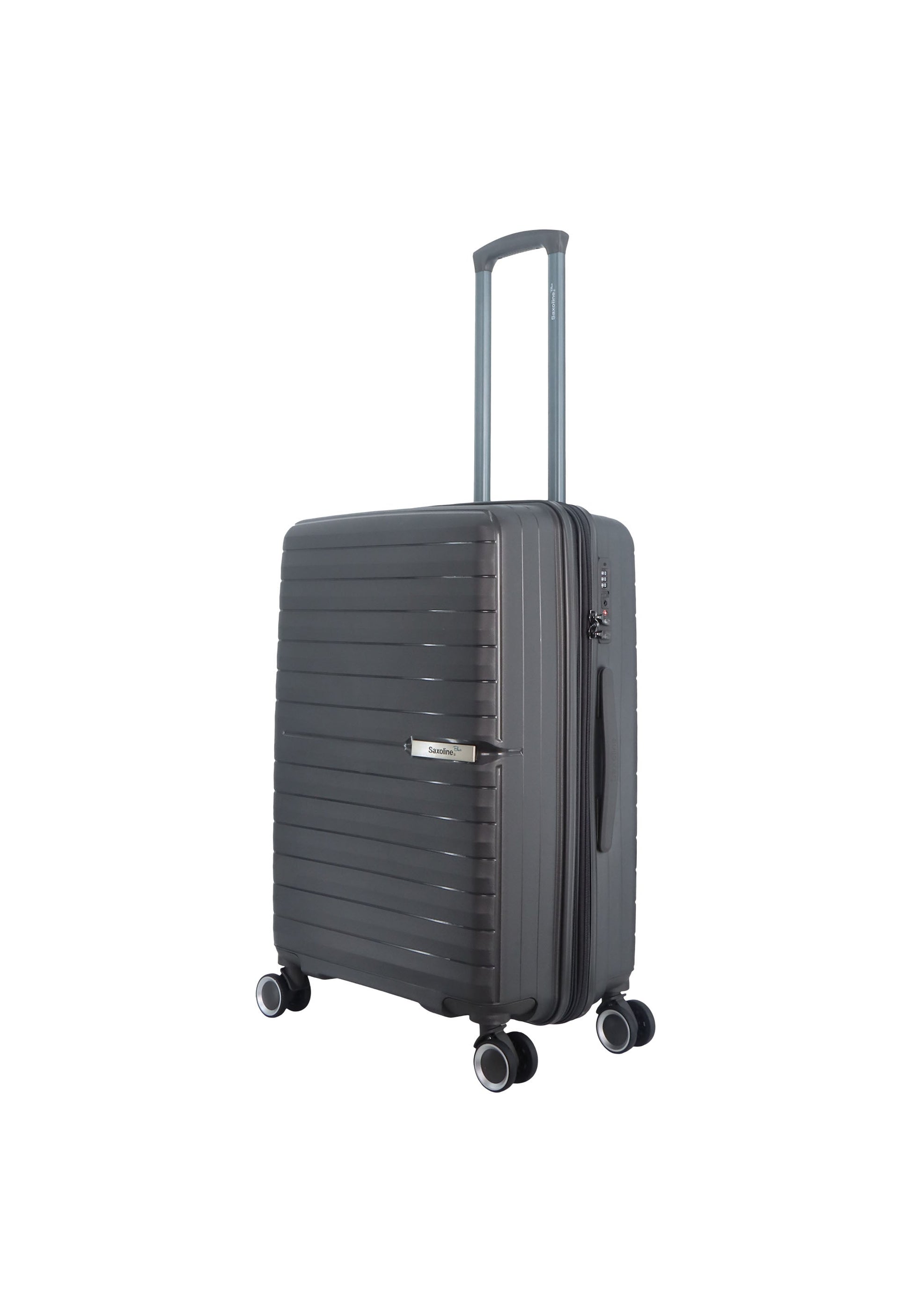 Saxoline Blue Resort Hartschalenkoffer / Trolley / Reisekoffer (Medium) Anthrazit