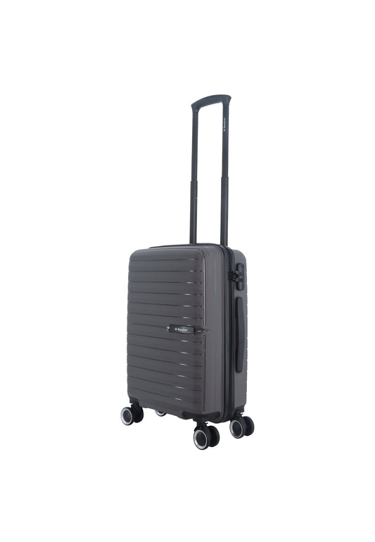 Saxoline Fiesta Handgepäck Hartschalenkoffer / Trolley / Reisekoffer (Small) Griau