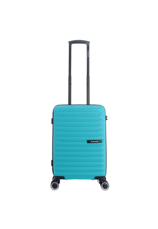 Saxoline Fiesta Handgepäck Hartschalenkoffer / Trolley / Reisekoffer (Small) Türkis