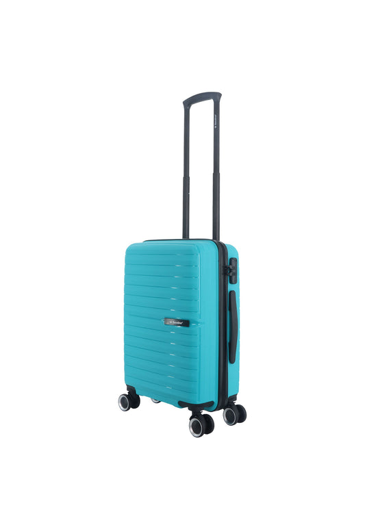 Saxoline Fiesta Handgepäck Hartschalenkoffer / Trolley / Reisekoffer (Small) Türkis