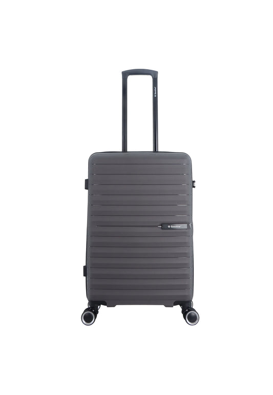 Saxoline Fiesta Hartschalenkoffer / Trolley / Reisekoffer (Medium) Griau