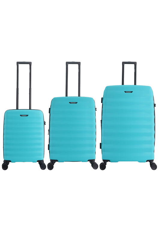 Saxoline Flow Hartschalen-Kofferset / Trolley-Set / Reisekofferset - (S/M/L) Türkis