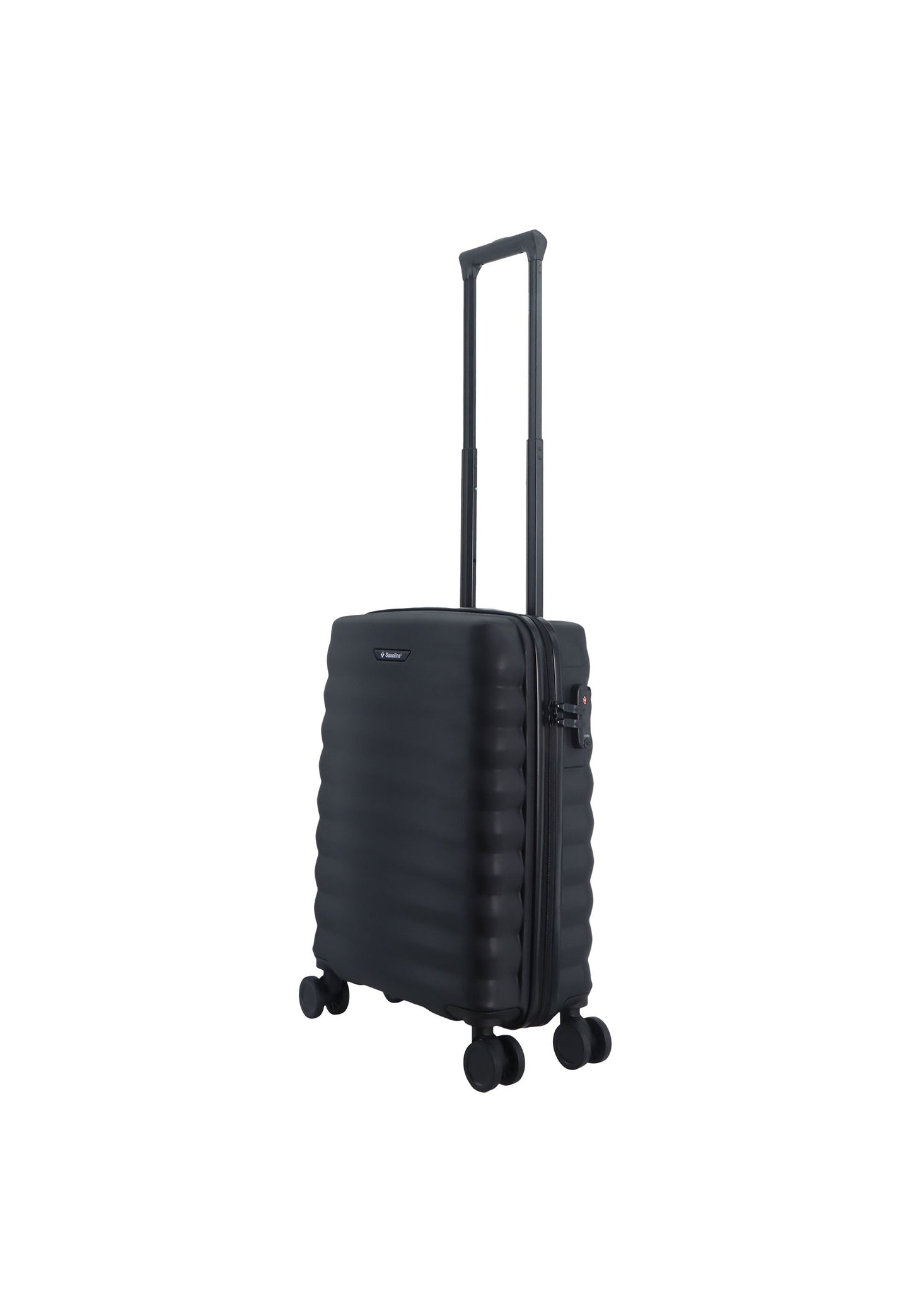 Saxoline Flow Handgepäck Hartschalenkoffer / Trolley / Reisekoffer (Small) Schwarz
