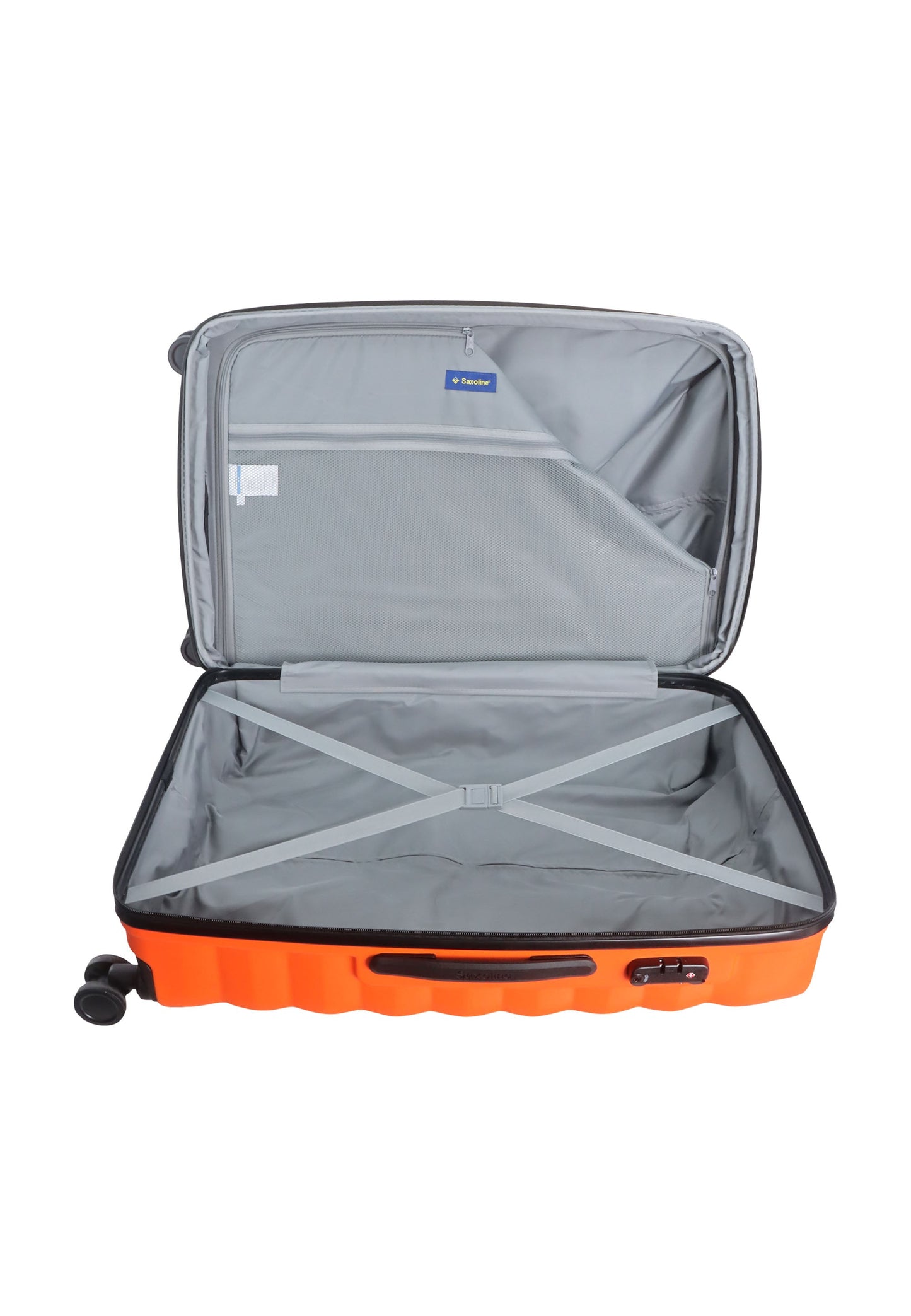Saxoline Flow Hartschalen-Kofferset / Trolley-Set / Reisekofferset - (S/M/L) Orange