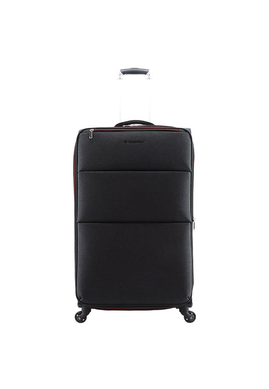 Saxoline Relax Red zipper Weichschalenkoffer / Trolley / Reisekoffer (Large) Anthrazit