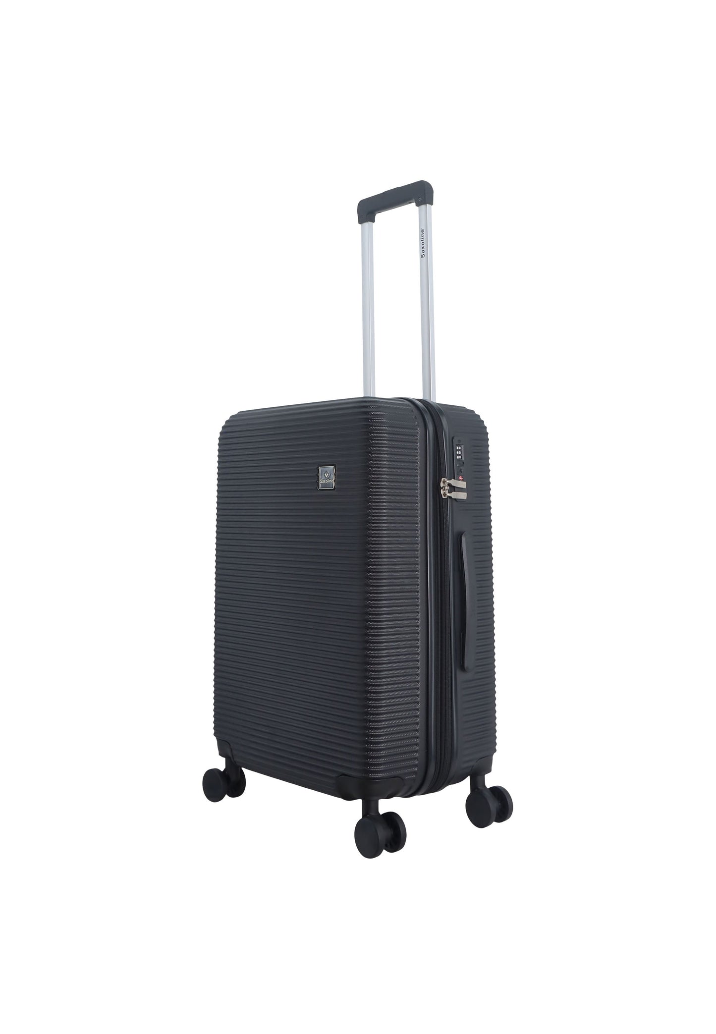 Saxoline - Twist Hartschalenkoffer / Trolley / Reisekoffer (Medium) Schwarz