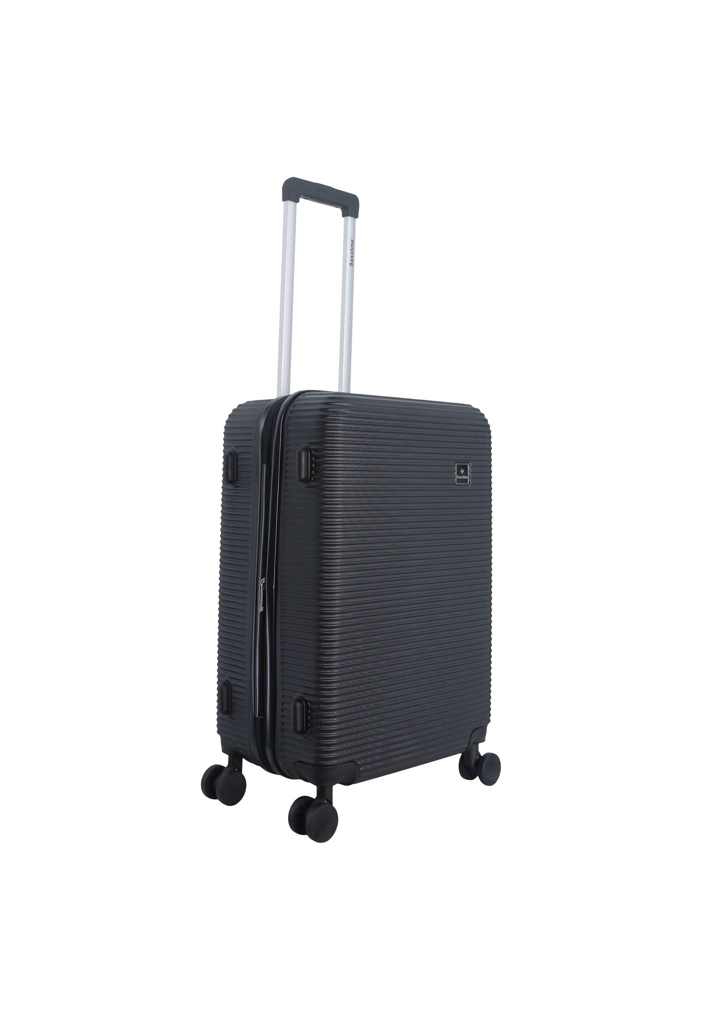Saxoline - Twist Hartschalenkoffer / Trolley / Reisekoffer (Medium) Schwarz