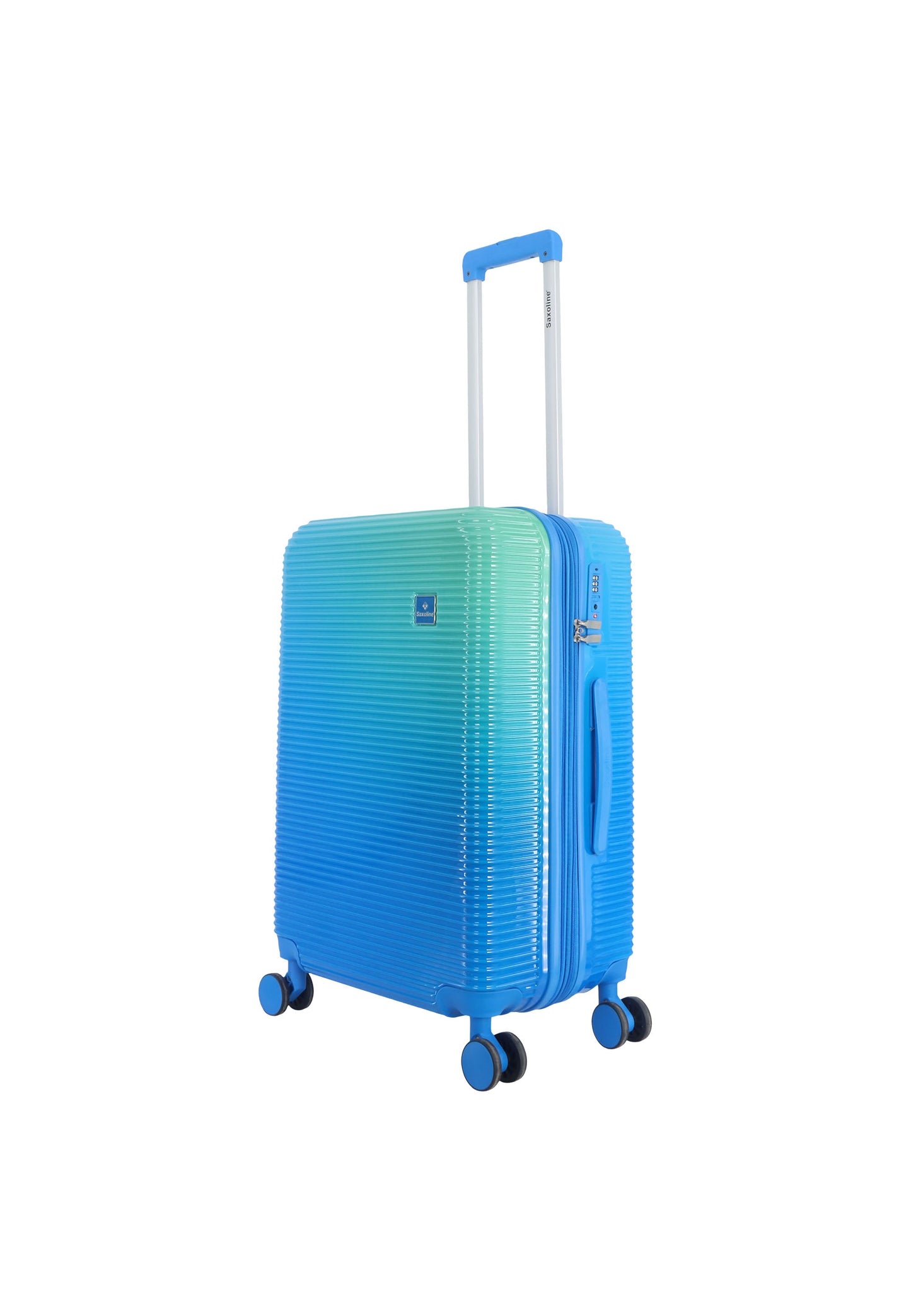 Saxoline - Twist Hartschalenkoffer / Trolley / Reisekoffer (Medium) Blau