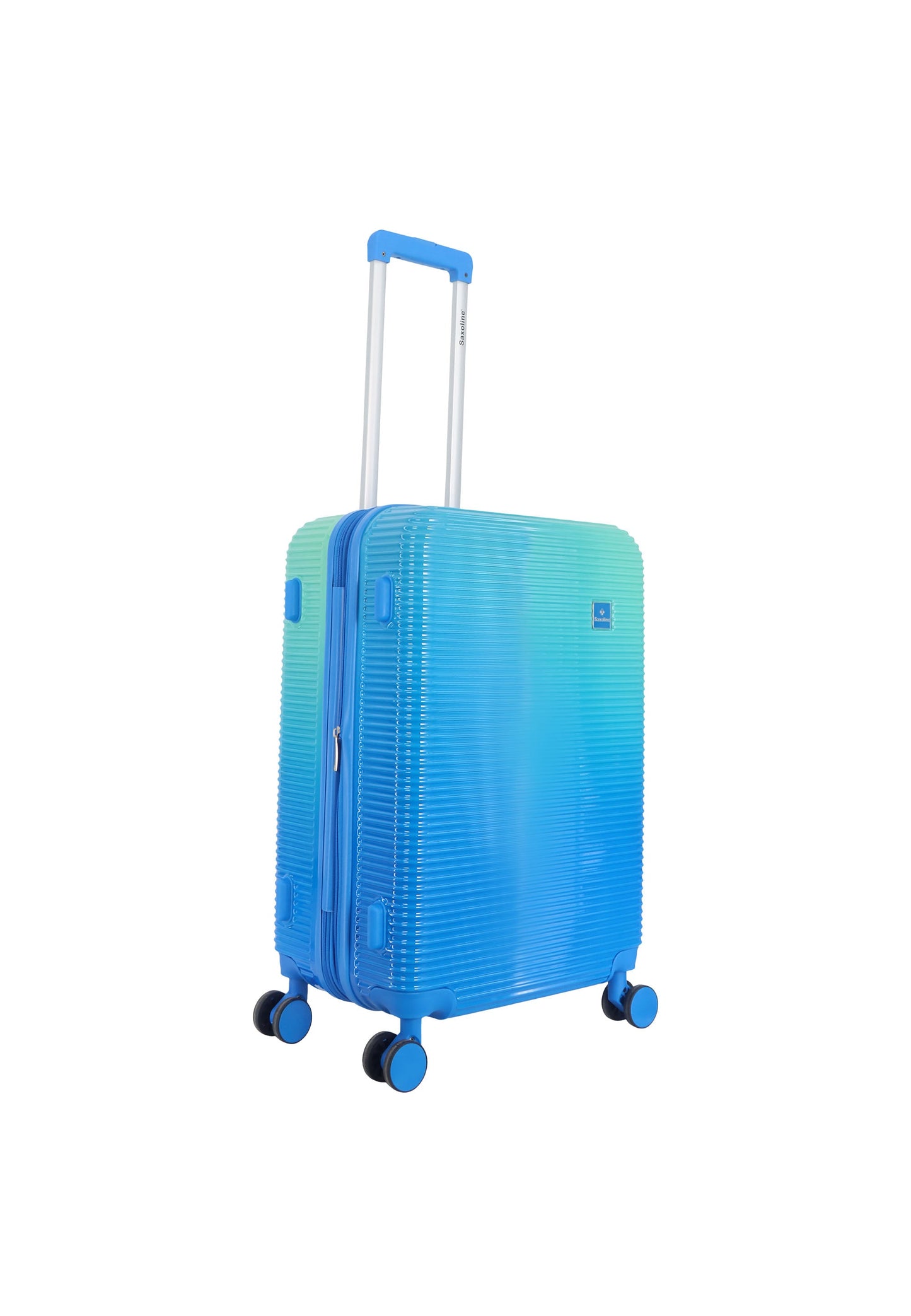 Saxoline - Twist Hartschalenkoffer / Trolley / Reisekoffer (Medium) Blau