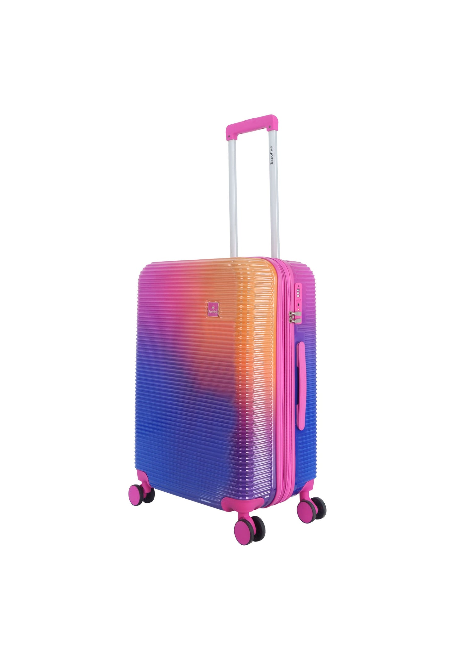 Saxoline - Twist Hartschalenkoffer / Trolley / Reisekoffer (Medium) Fuchsia