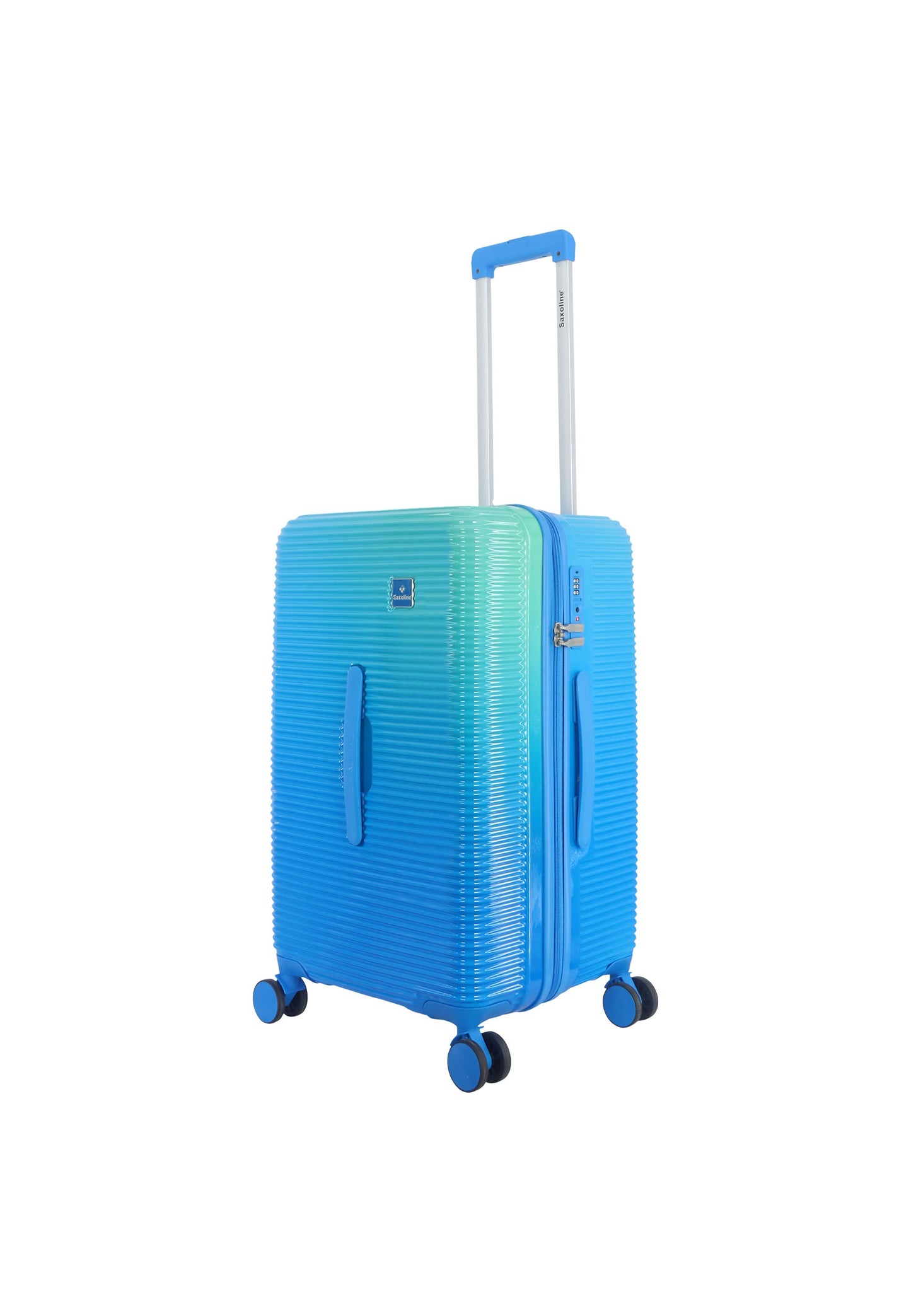 Saxoline - Twist Trunk Hartschalenkoffer / Trolley / Reisekoffer (Medium) Blau