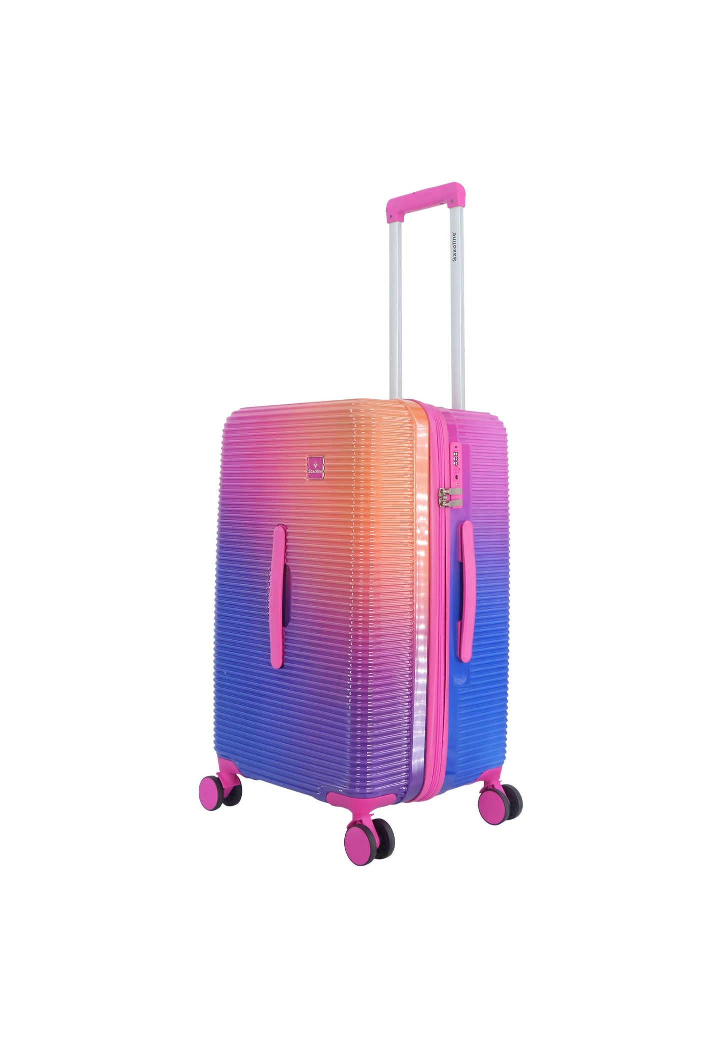 Saxoline - Twist Trunk Hartschalenkoffer / Trolley / Reisekoffer (Medium) Fuchsia