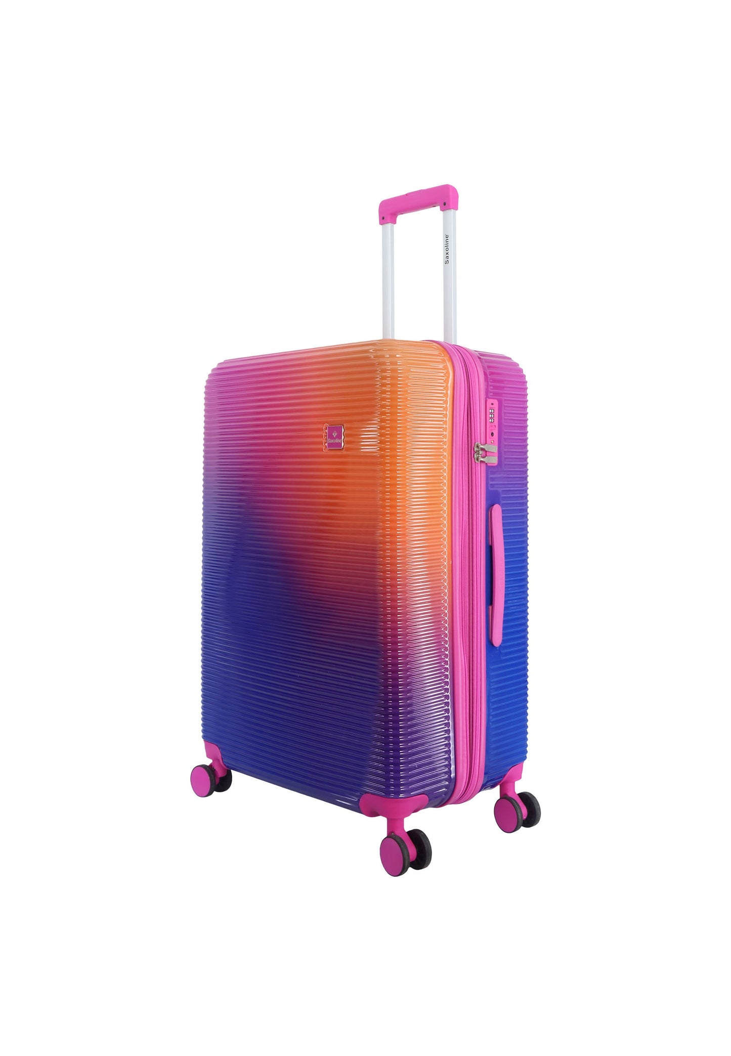 Saxoline - Twist Hartschalenkoffer / Trolley / Reisekoffer (Large) Fuchsia