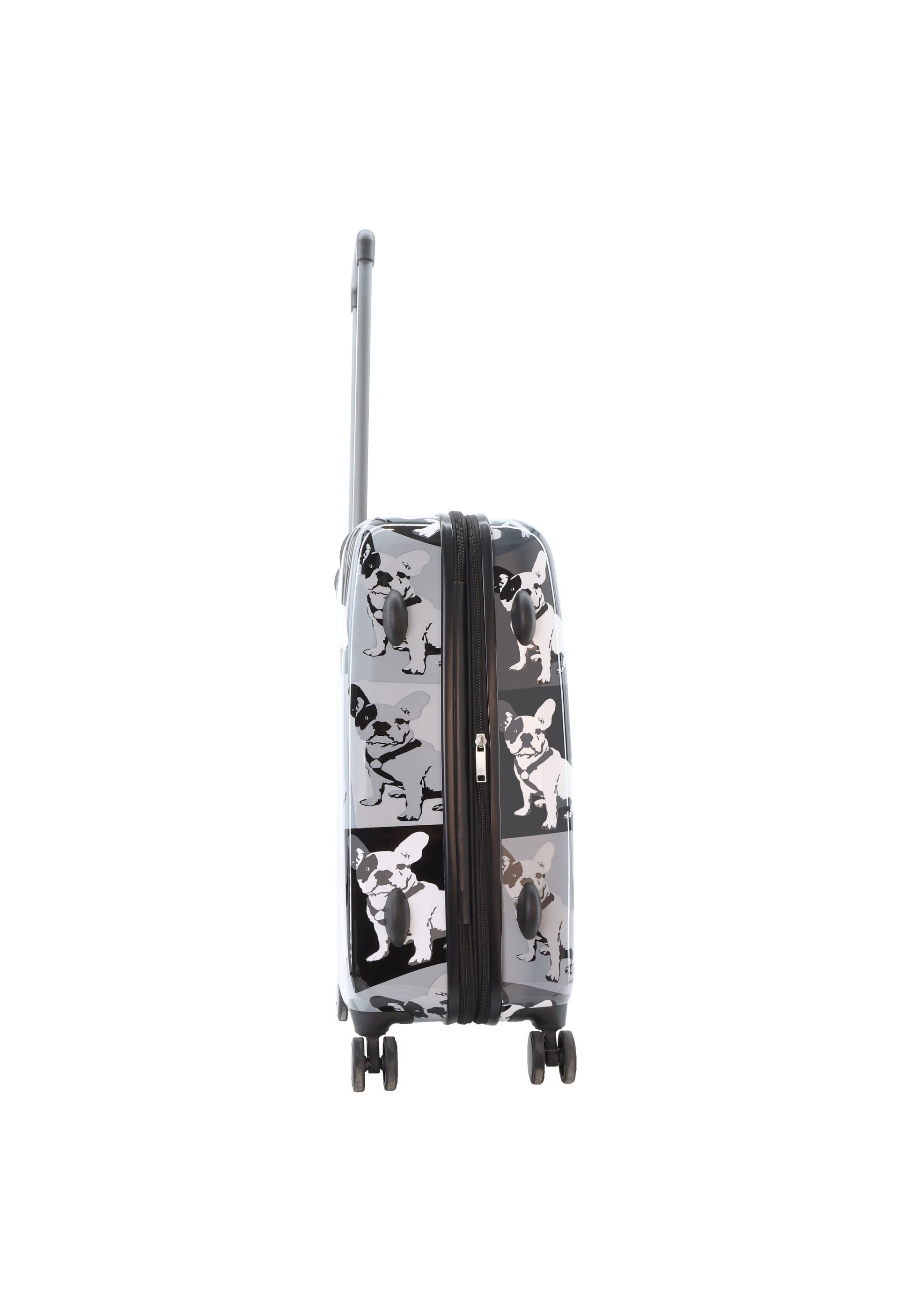 Saxoline Blue Bulldog Monochrome Hartschalenkoffer / Trolley / Reisekoffer (Medium)