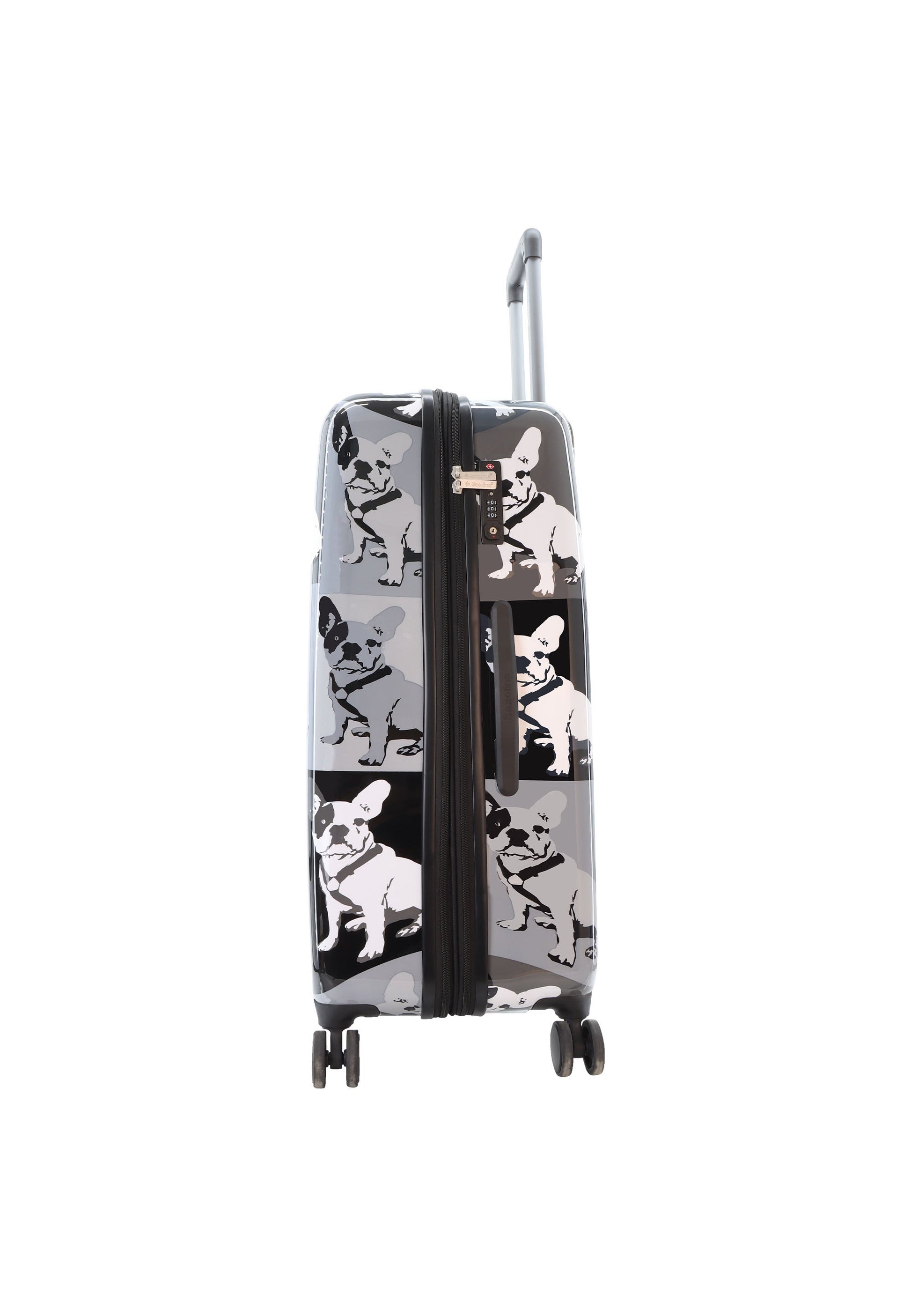 Saxoline Blue Bulldog Monochrome Hartschalenkoffer / Trolley / Reisekoffer (Large)
