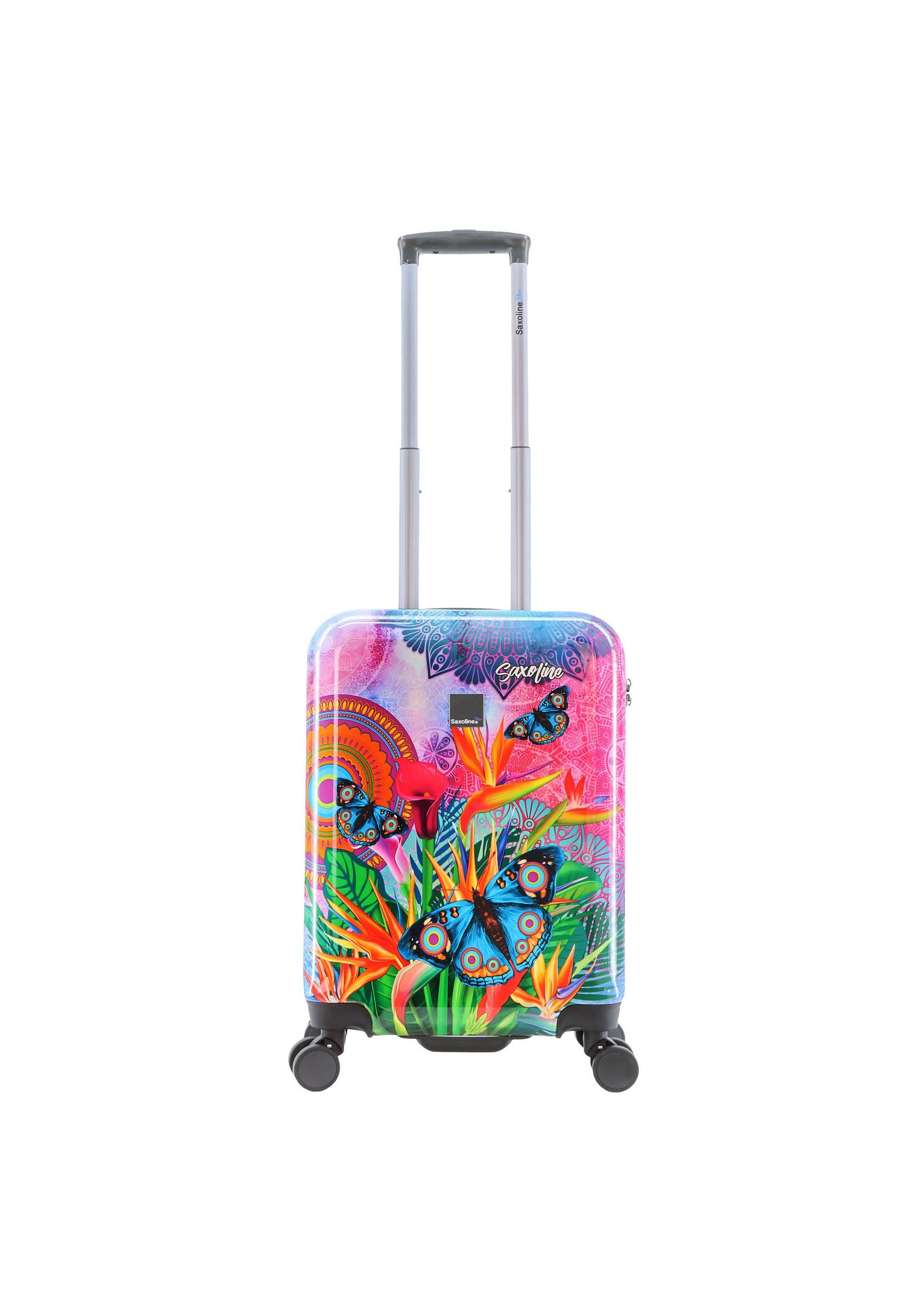 Saxoline Blue Butterfly Nature Handgepäck Hartschalenkoffer / Trolley / Reisekoffer (Small)