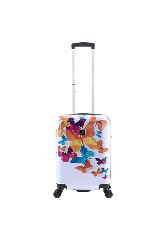 Saxoline Butterfly Fun Handgepäck Hartschalenkoffer / Trolley / Reisekoffer (Small)