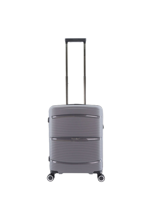 Saxoline Taupe Handgepäck Hartschalenkoffer / Trolley / Reisekoffer (Small)