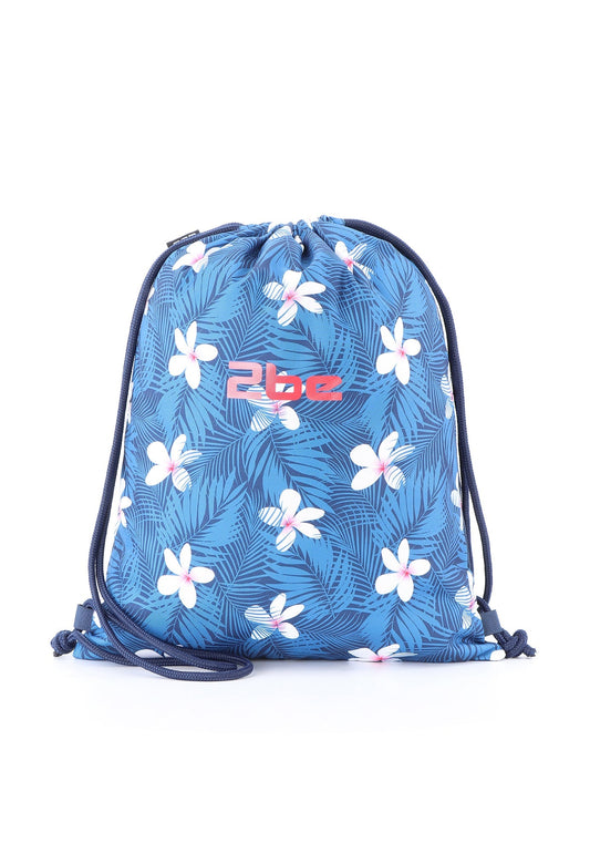 2be Sportbeutel / Turnbeutel / Kordelzugtasche Blau