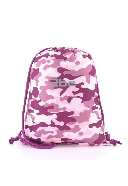 2be Sportbeutel / Turnbeutel / Kordelzugtasche Rosa Burgunder