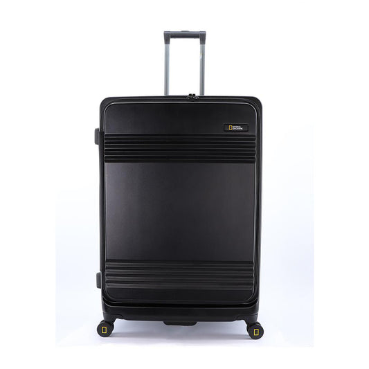 National Geographic - Lodge Hartschalenkoffer / Trolley / Reisekoffer - 79cm - (Large) Schwarz