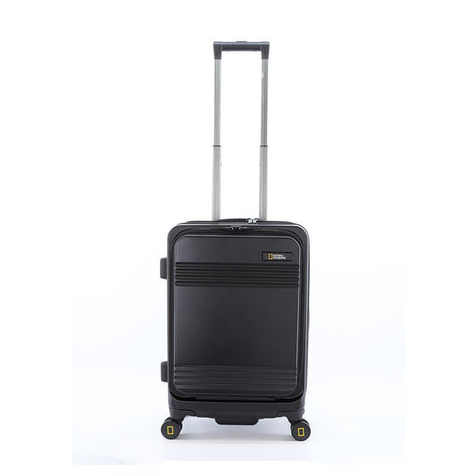 National Geographic - Lodge Handgepäck Hartschalenkoffer / Trolley / Reisekoffer - 55 cm - (Small) - Schwarz