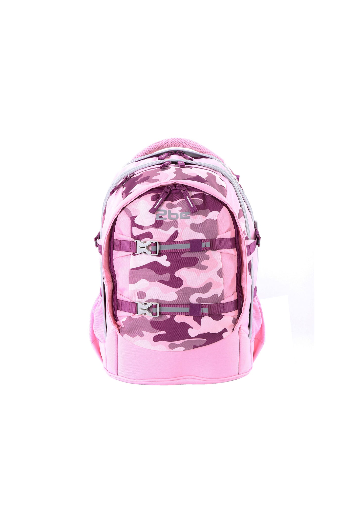 2be 15 Zoll Laptoprucksack / Schulrucksack Rosa Burgunder