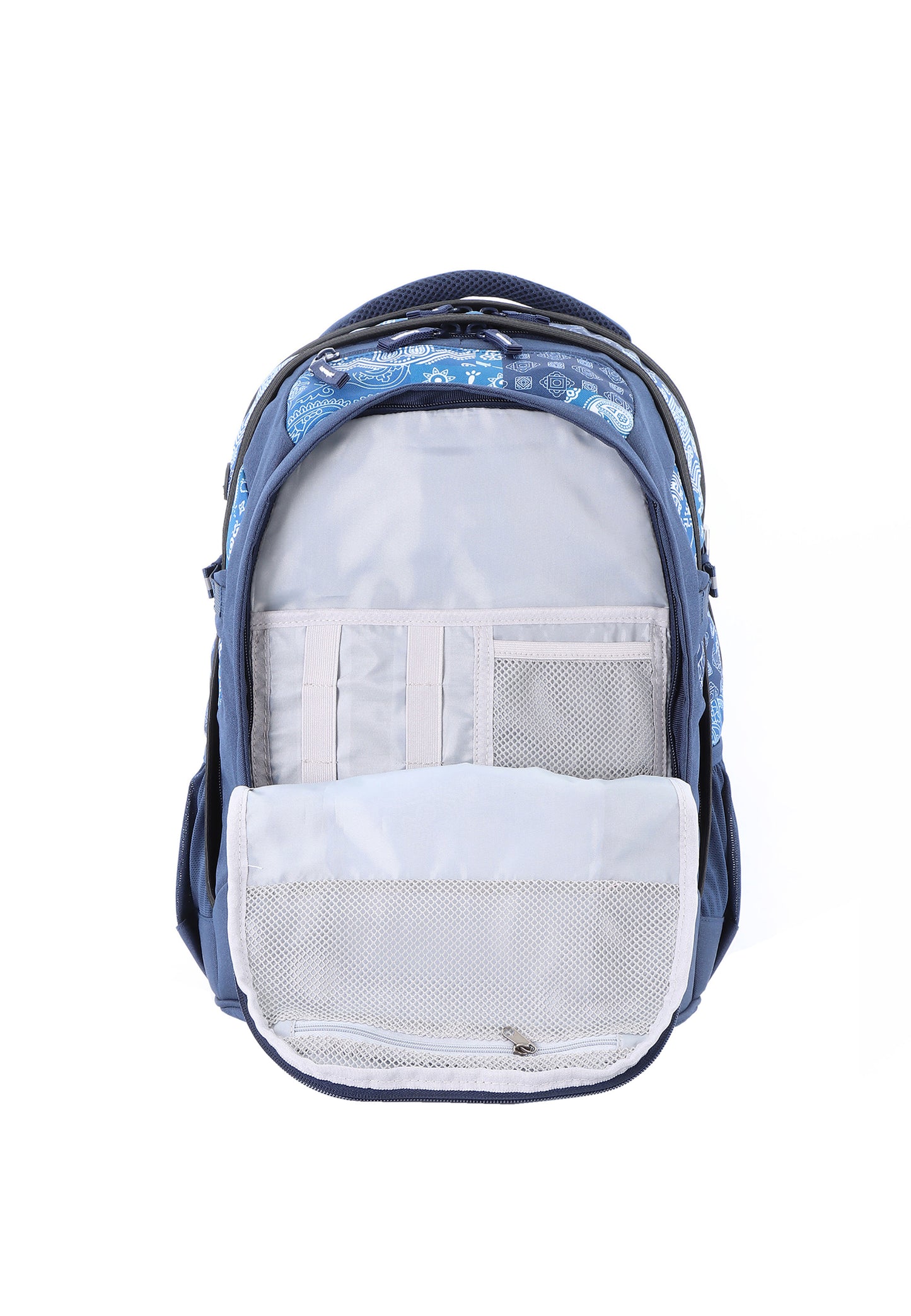 2be 15 Zoll Laptop-Rucksack/Schulrucksack mit String-Tasche und Federmäpchen Königsblau
