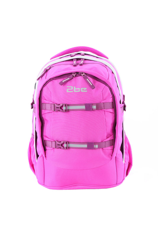 2be 15 Zoll Laptoprucksack / Schulrucksack Fuchsia