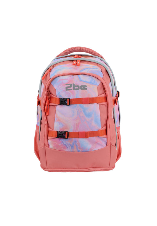 2be Ergonomischer 15 Zoll Laptop-Rucksack / Schulrucksack Rosa