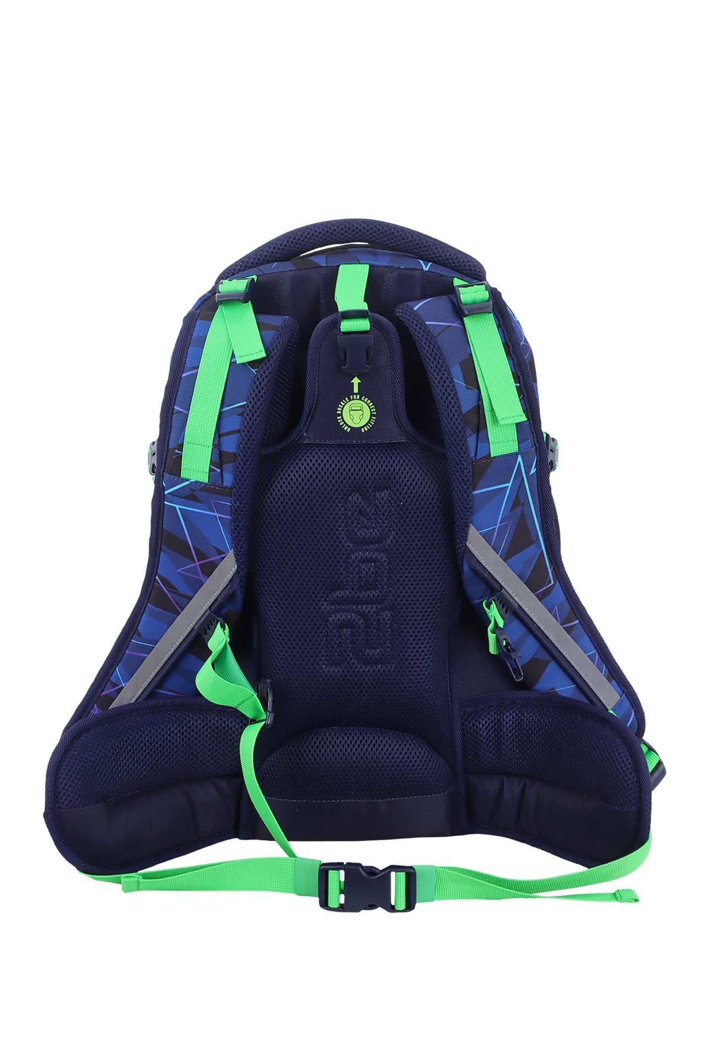 2be Ergonomischer 15 Zoll Laptop-Rucksack / Schulrucksack Marineblau