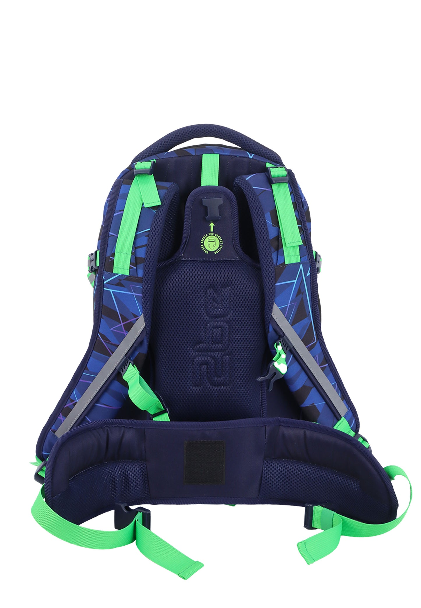 2be Ergonomischer 15 Zoll Laptop-Rucksack / Schulrucksack Marineblau