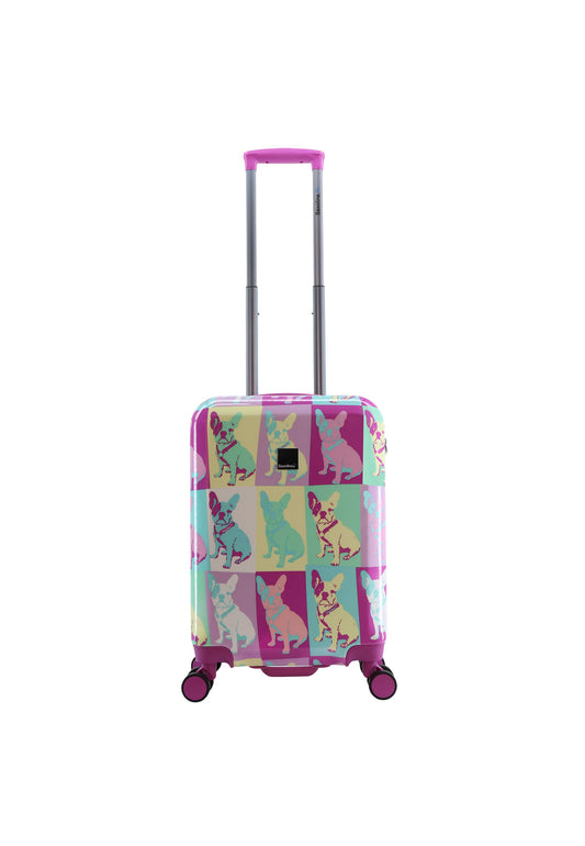 Saxoline Blue Bulldog Emotion Handgepäck Hartschalenkoffer / Trolley / Reisekoffer (Small)