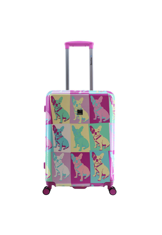 Saxoline Blue Bulldog Emotion Hartschalenkoffer / Trolley / Reisekoffer (Medium)