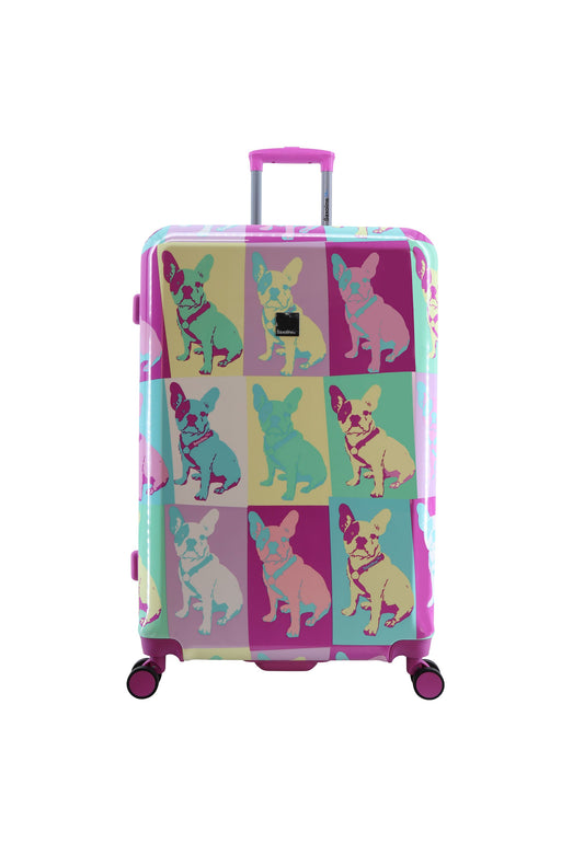 Saxoline Blue Bulldog Emotion Hartschalenkoffer / Trolley / Reisekoffer (Large)