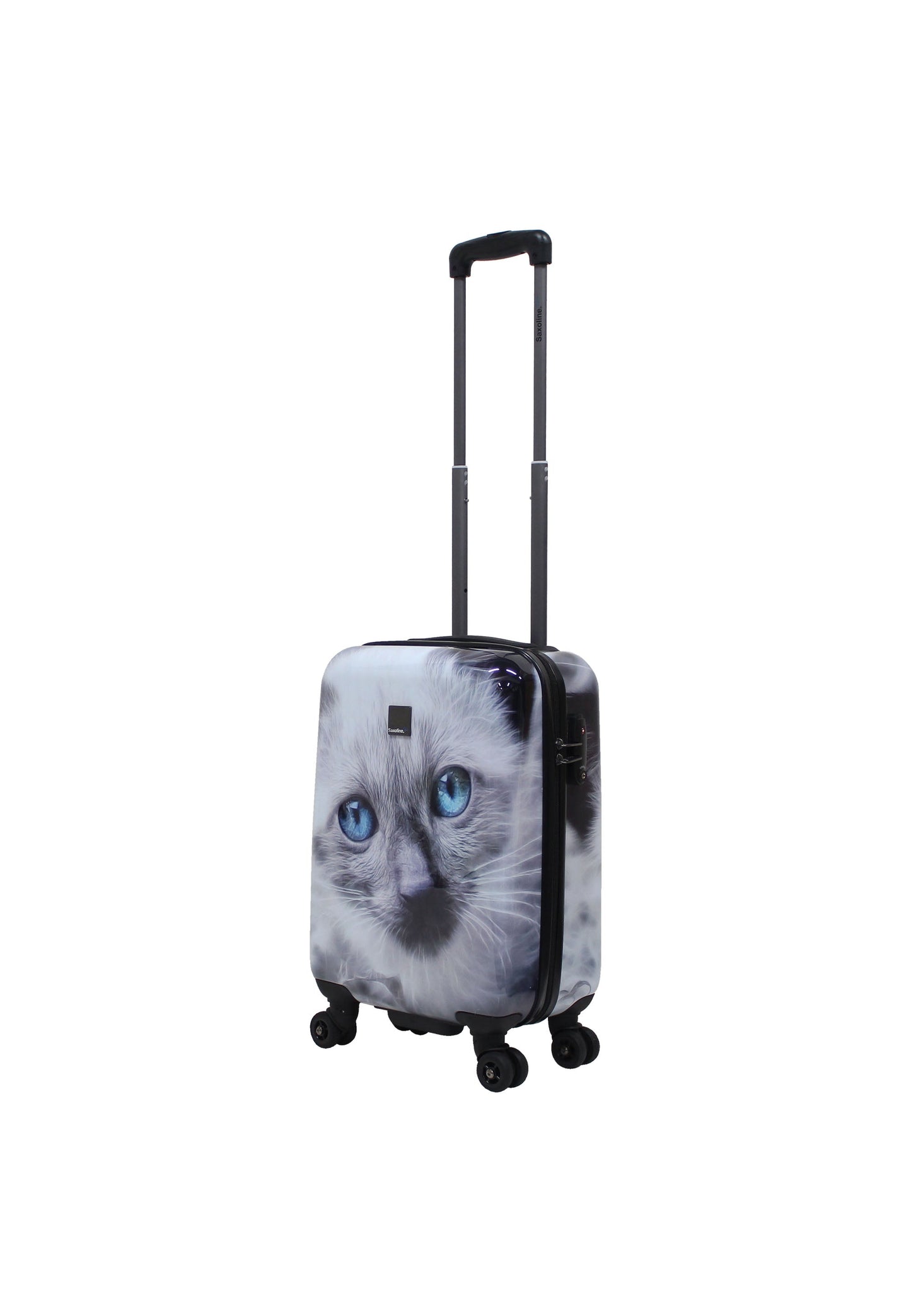 Saxoline White Cat Handgepäck Hartschalenkoffer / Trolley / Reisekoffer (Small)