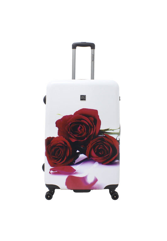 Saxoline Red Roses Hartschalenkoffer / Trolley / Reisekoffer (Large)