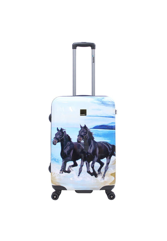 Saxoline Black Horse Hartschalenkoffer / Trolley / Reisekoffer (Medium)