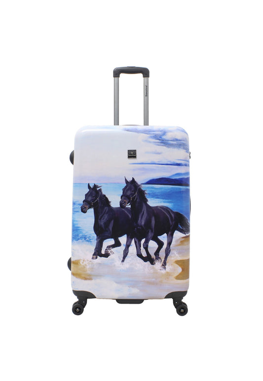 Saxoline Black Horse Hartschalenkoffer / Trolley / Reisekoffer (Large)