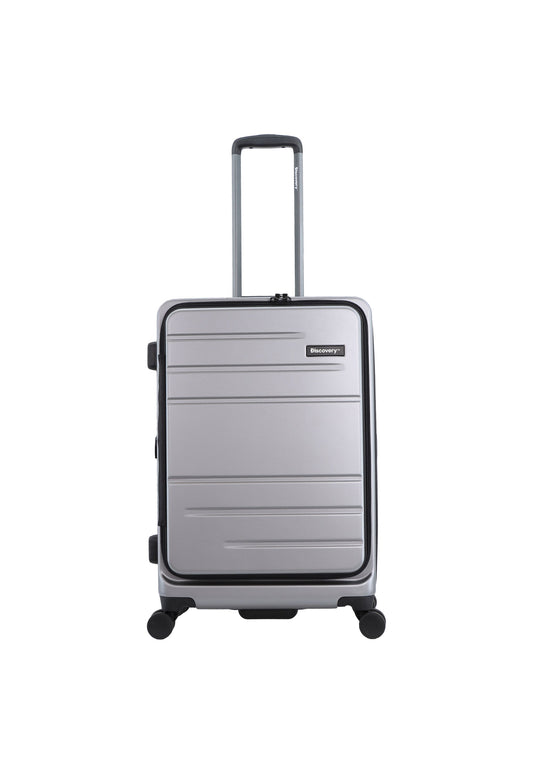 Discovery - Patrol | Hartschalenkoffer / Trolley / Reisekoffer 67 cm M - Silber