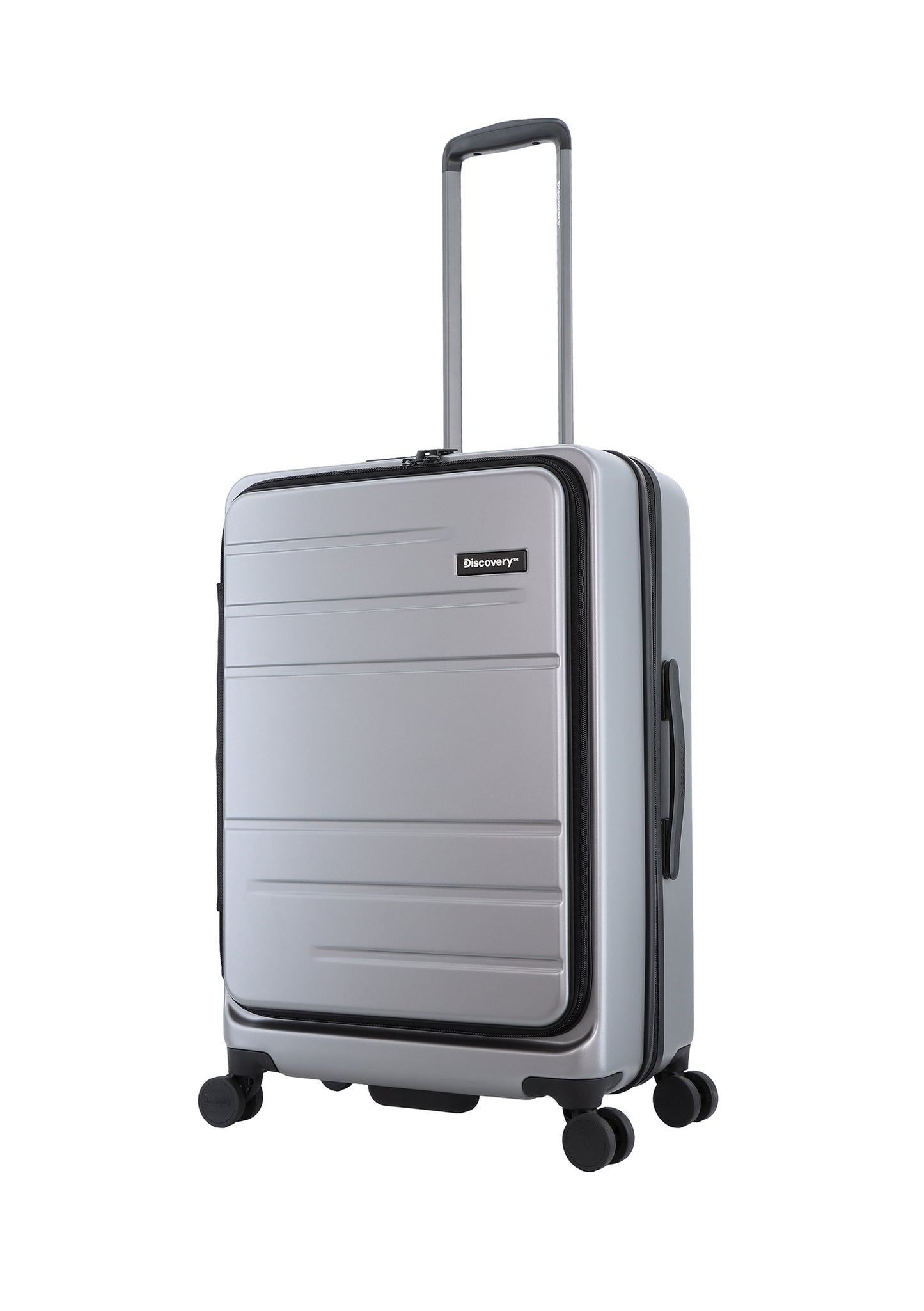 Discovery - Patrol | Hartschalenkoffer / Trolley / Reisekoffer 67 cm M - Silber