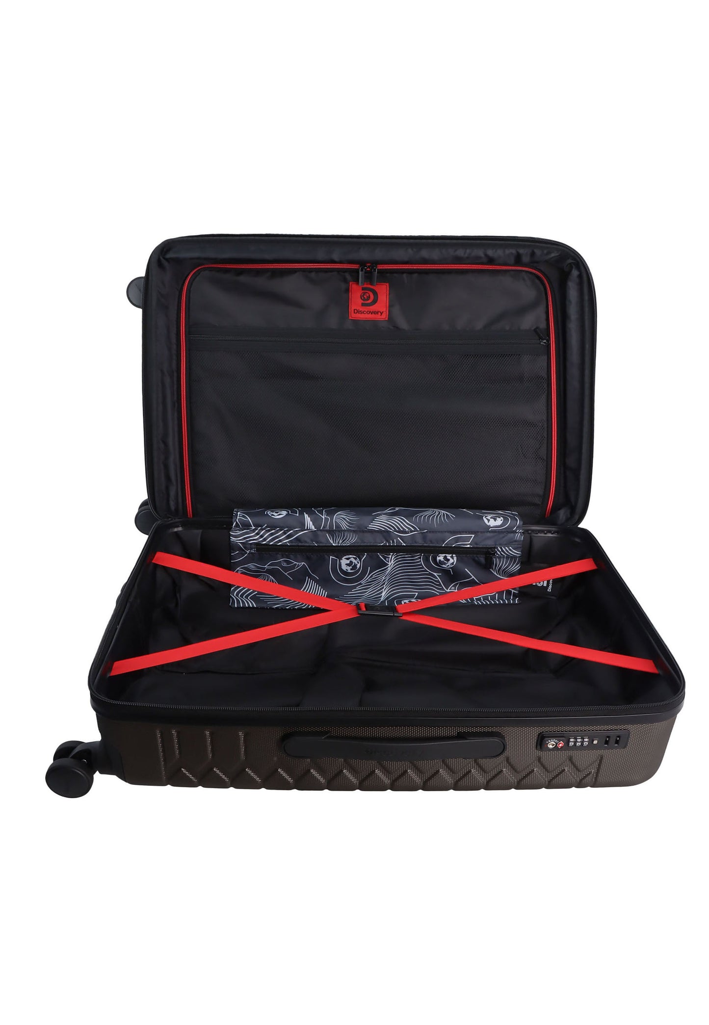 Discovery - Reptile | Hartschalenkoffer / Trolley / Reisekoffer / Koffer - 67 cm M - Khaki