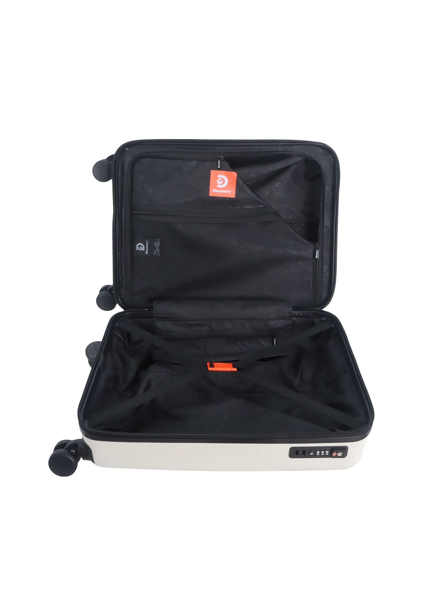 Discovery - Coast | Handgepäck / Hartschalenkoffer / Trolley / Reisekoffer / Koffer - 34 Liter - Weiß