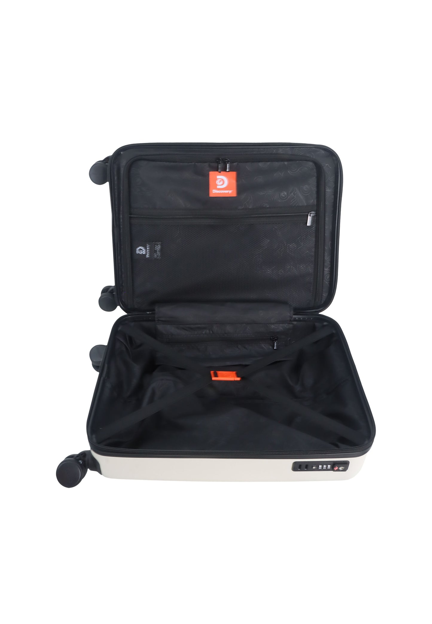 Discovery - Coast | Handgepäck / Hartschalenkoffer / Trolley / Reisekoffer / Koffer - 34 Liter - Weiß