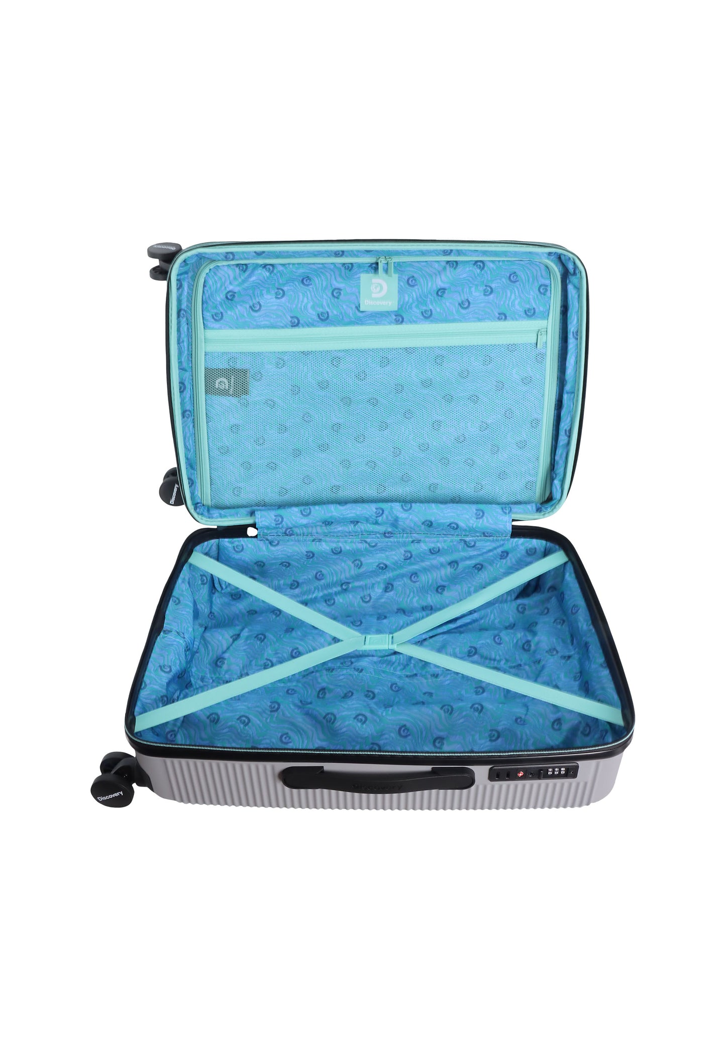 Discovery - Eclipse | Hartschalenkoffer / Trolley / Reisekoffer - M - 68+7 Liter - Grau